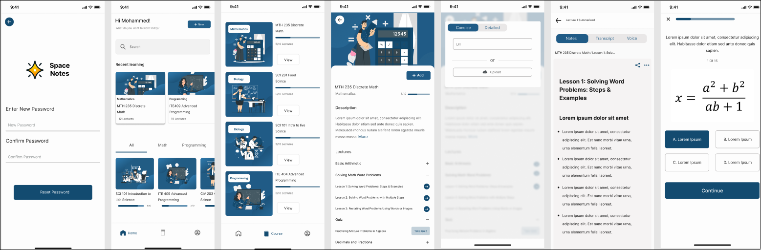 SPACE Notes – Smart Note Summarizer & Quiz Generator